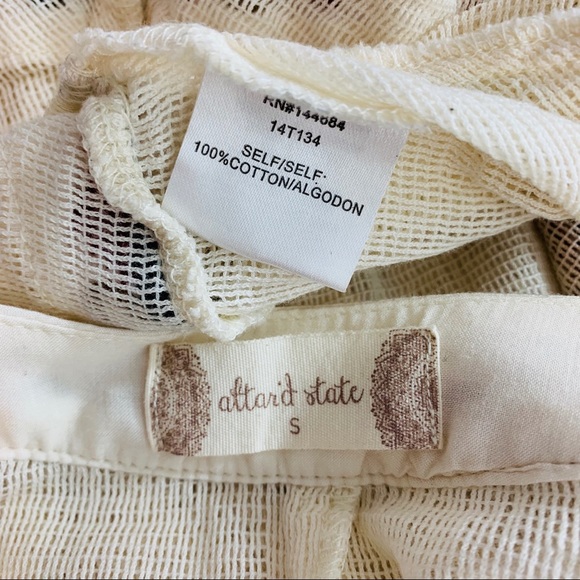 Altar’d State / Boho Cream Mesh Embroider - Picture 7 of 8